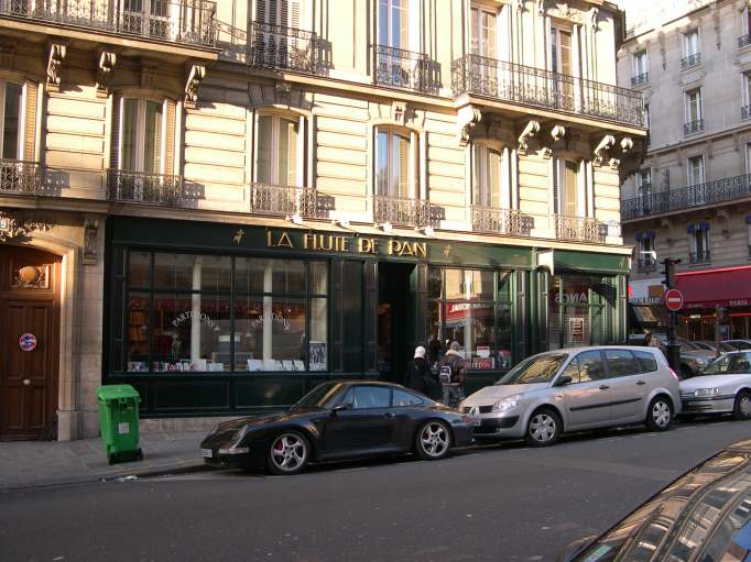  La Flûte de Pan, Librairie de partitions de musique, rue de Rome